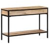 vidaXL Console Table 39.4"x13.8"x27.6" Solid Rough Wood Mango