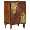 vidaXL Bathroom Cabinet with Door Honey Brown 14.96 x 12.99 x 22.83 in