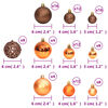 vidaXL Christmas Bauble Set of 100 Brown Polystyrene Variety Pack