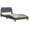 vidaXL Bed Frame Dark Grey