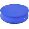 vidaXL Pool Cover Set of 2 Dark Blue Polyethylene Fits 118.1-inch Pools