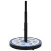 vidaXL Umbrella Base Blue and White Powder-coated iron, ceramic