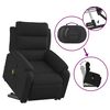 vidaXL Stand up Massage Recliner Chair Black Fabric