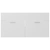 vidaXL Bathroom Furniture Set White Engineered wood, acrylic