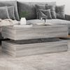 vidaXL Coffee Table Grey Sonoma Engineered wood 35.4 x 19.7 x 15.7 in