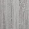 vidaXL Bookcase Grey Sonoma Engineered wood, metal Medium