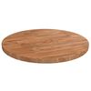 vidaXL Table Top Light brown Solid oak wood Ø11.8 in Durable Table Top