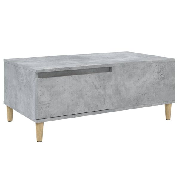 vidaXL Coffee Table Concrete Grey Engineered Wood Medium Coffee Table
