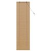 vidaXL Window Blinds & Shades Other Manual Light Brown Bamboo
