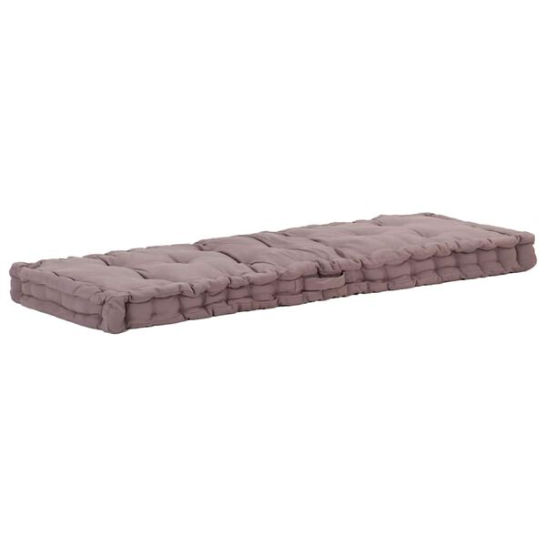 vidaXL Pallet Cushion Taupe 100% cotton and cotton blend Extra Large