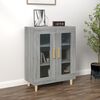 vidaXL Sideboard Gray Sonoma 27.4"x13.4"x35.4" Engineered Wood