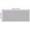 vidaXL Room Divider Natural 65"x157.5" Bamboo