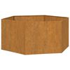 vidaXL Planter Rusty Corten Steel Large Decorative Inlays Planter