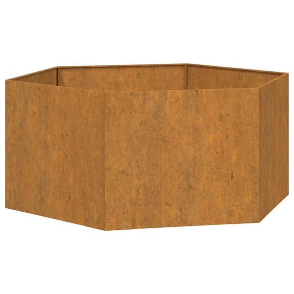 vidaXL Planter Rusty Corten Steel Large Decorative Inlays Planter