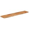 vidaXL Wall Shelf Natural wood tones Solid acacia wood 47.2 in Width