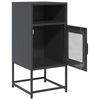 vidaXL Nightstand Anthracite Cold-rolled steel Medium Nightstand