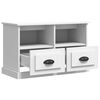 vidaXL TV Cabinet White Engineered Wood Medium TV Cabinet Rectangular