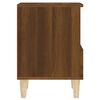 vidaXL Bedside Cabinet Set of 2 Brown oak