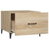 vidaXL Coffee Table Set of 2 Sonoma oak Engineered wood, metal