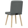 vidaXL Dining Chairs 2 pcs Dark Gray Fabric