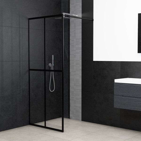 vidaXL Walk-in Shower Screen Clear Tempered Glass 55.1"x76.8"