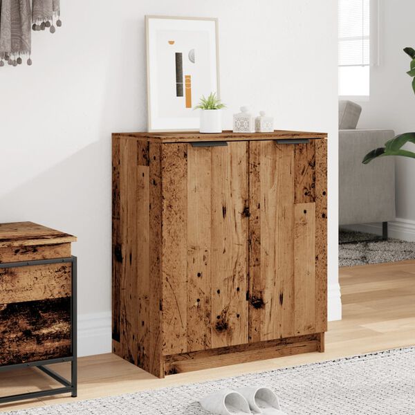 vidaXL Shoe Cabinet Old wood Engineered wood 23.2 x 13.8 x 27.6 in
