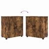 vidaXL Bathroom Furniture Set 5 pcs Smoked Oak Engineered wood & Metal