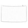 vidaXL Trailer Net with Elastic Rope White 11.5x6.6' PP