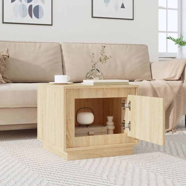 vidaXL Coffee Table Sonoma Oak Engineered wood Medium Coffee Table