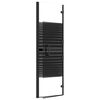 vidaXL Folding Shower Enclosure ESG 31.5"x55.1" Black