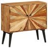 vidaXL Sideboard Natural wood with brown and golden streaks Solid mango wood
