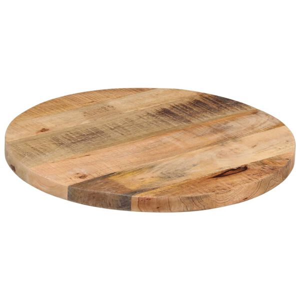 vidaXL Table Top Natural Wood Solid Mango Wood 19.7 in x 1.5 in Durable