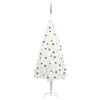 vidaXL Christmas Tree White PE (Polyethylene), steel, plastic 71 in