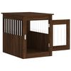 vidaXL Dog Crate Furniture Brown Oak Engineered wood and steel
