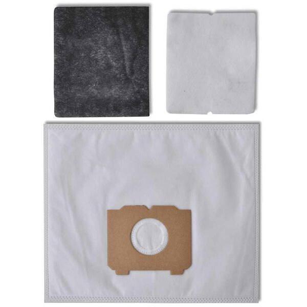 vidaXL 25 pcs Vacuum Cleaner Bag with Filters for AEG, Progress, Tornado