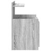 vidaXL Bedside Cabinet Set of 2 Grey Sonoma Engineered wood