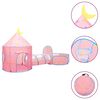 vidaXL Play Tent Pink 170T polyester Large Foldable Play Tent Other
