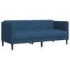 vidaXL 2 Piece Sofa Set Blue Fabric