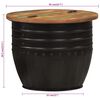vidaXL Coffee Table Black Solid reclaimed wood, powder-coated iron Medium