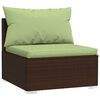 vidaXL Garden Lounge Set Brown