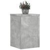 vidaXL Plant Stand Set of 2 Concrete Grey Engineered Wood Small