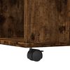 vidaXL Coffee Table Smoked Oak Engineered Wood Medium Coffee Table
