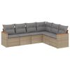 vidaXL Garden Sofa Set Mix beige, Light grey