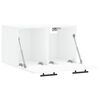 vidaXL Wall Cabinet White Engineered Wood 23.6 in Wide Wall Cabinet