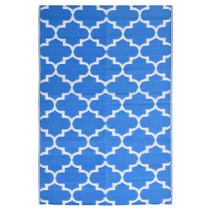 vidaXL Patio Rug ARAKIL Blue 47.2x70.9" PP