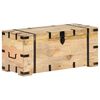 vidaXL Chest Natural Solid Mango Wood Large Chest Rectangular Rustic