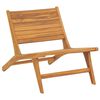 vidaXL Garden Chair Natural Teak