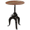 vidaXL Bar Table Multicolor top, Black frame