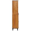 vidaXL Bathroom Cabinet Brown Solid Acacia Wood Medium Bathroom Cabinet