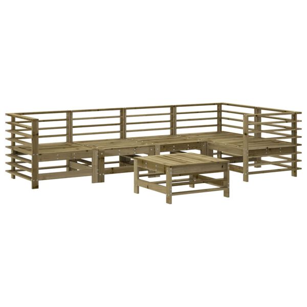 vidaXL Garden Lounge Set Solid Pinewood Large & Modular